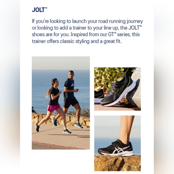 JOLT Ascis Jolt 3 women's running shoe's size : 9.5 ✨️ NWT - Picture 9 of 12